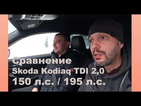 Видео: Kodiaq TDI 2,0 150 или 195 ЧИП