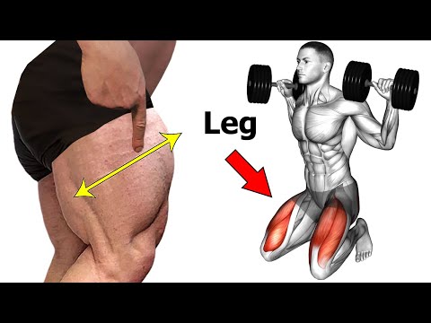 Видео: Эффективный способ накачать ноги больше 💪 Тренировка ног