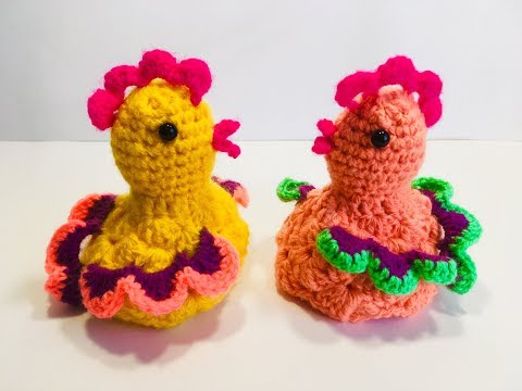 Видео: Вязаные курочки на Пасху/Knitted hens for Easter