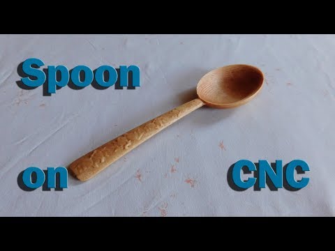 Видео: Spoon on CNC. Ложка на ЧПУ станке.