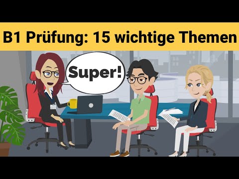 Видео: Устный экзамен по немецкому языку B1 | Планируем что-то вместе/диалог | 15 важных тем | говорить