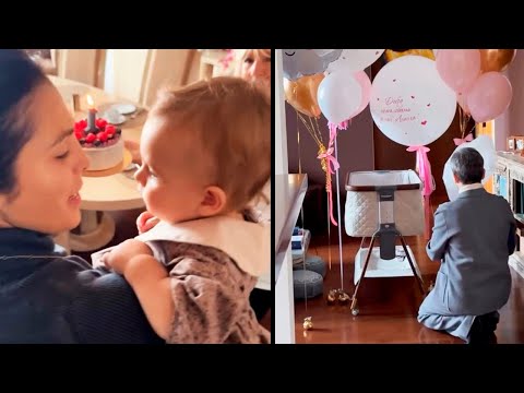 Видео: Сати Казанова показала доченьку в День ее рождения Малышке исполнился 1 год!