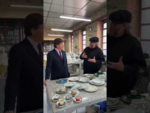 Видео: эфир Геннадия Иозефавичуса с главой Bernardaud Мишелем Бернардо из мануфактуры Bernardaud в Лиможе