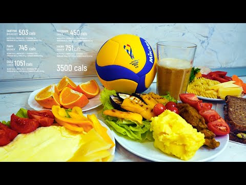 Видео: Правильное питание ВОЛЕЙБОЛИСТА | 3500 ККАЛ в День