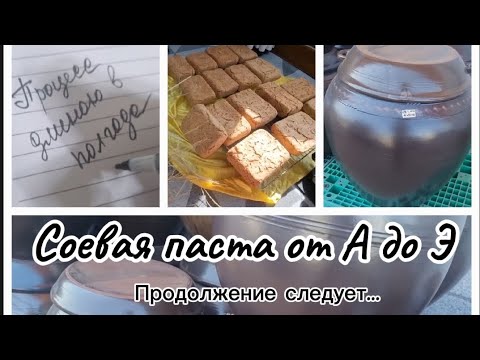 Видео: Как готовят соевую пасту в Корее. Часть1.