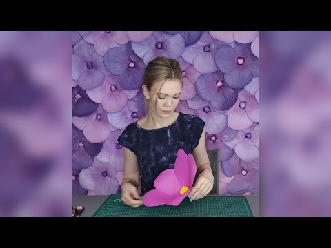 Видео: Мастер-класс ФИАЛКА из фоамирана. Большие (ростовые) цветы