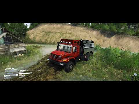 Видео: MudRunner Карта "Зов природы" №3 автор карты: Andreykp88
