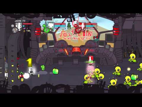 Видео: Castle Crashers [Co-op] #6 - Внезапный НЛО
