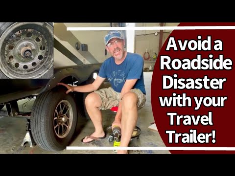 Видео: Самостоятельное обслуживание подшипников колес вашего туристического прицепа / Полное пошаговое р...
