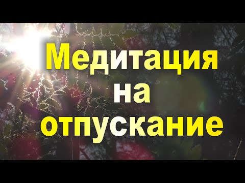 Видео: МЕДИТАЦИЯ НА ОТПУСКАНИЕ. Отпустите тело, отпустите ум. Просто присутствуйте