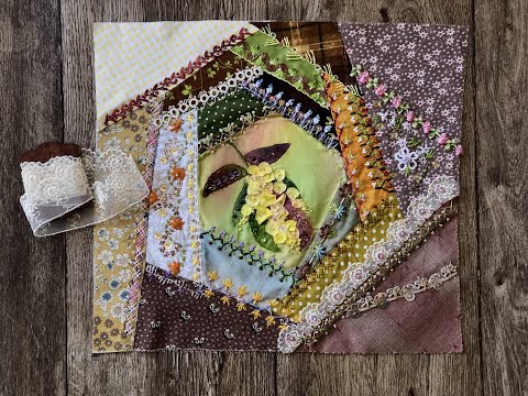 Видео: #  crazy# patchwork# ЗАКЛЮЧИТЕЛЬНАЯ ЧАСТЬ (расшиваем крейзи блок)