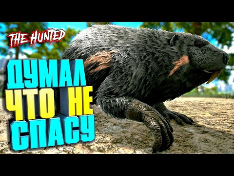 Видео: Бобрёнок был на волоске #10 ARK с модом The Hunted на карте Valguero