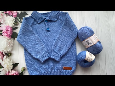 Видео: Джемпер Поло/Подробно как вязала/
