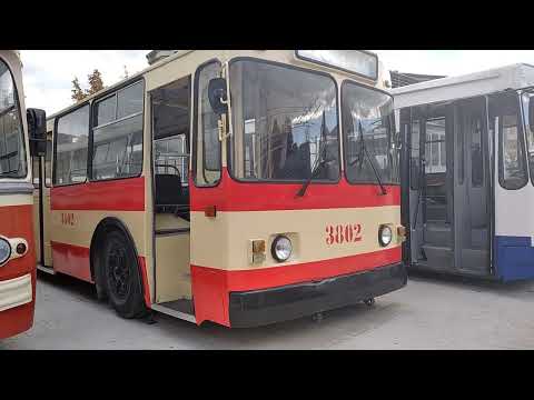 Видео: Обзор троллейбуса ЗиУ 682Г00 №3802 Кишенёв Музей RTEC