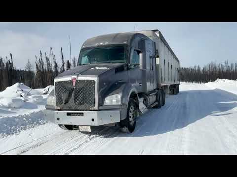 Видео: 158. Наконец-то загрузились. Kenworth T880. Alberta, Canada 2024