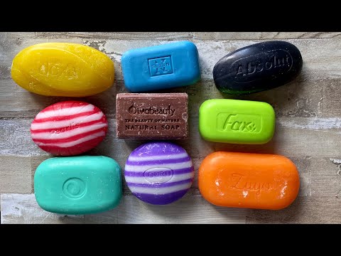 Видео: ASMR Soap cutting | Soap Carving|Резка мыла  | ASMR