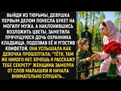 Видео: Выйдя из тюрьмы, девушка первым делом понесла букет на могилу мужа. А наклонившись возложить цветы