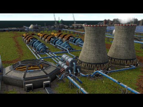 Видео: Запуск Ядерного Реактора и обогащение урана Captain of Industry прохождение #13