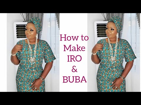 Видео: Как сделать ИРО И БУБА [традиционную африканскую одежду]