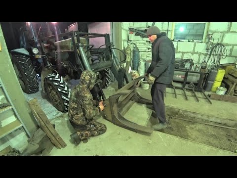 Видео: Про самодельные вилы на кун мтз