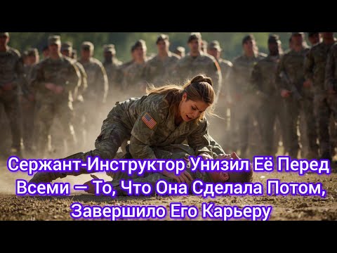 Видео: Сержант-Инструктор Унизил Её Перед Всеми — То, Что Она Сделала Потом, Завершило Его Карьеру