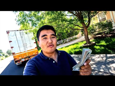 Видео: Америкада мувингте трак жүргізуші болып істеу. #трак #сша