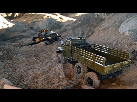 Видео: Уралы на Бездорожье! Обкатываем Урал Построенный на Заказ! WPL B36 Ural