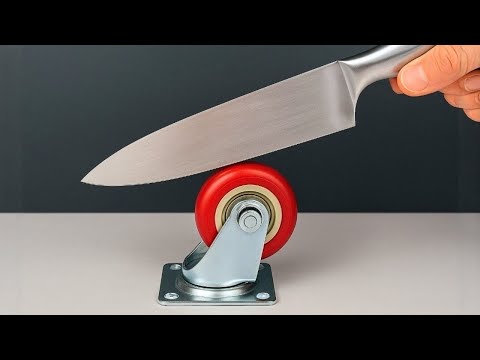 Видео: Сверхскоростная точилка для ножей: превращает тупые ножи в острые за считанные секунды!