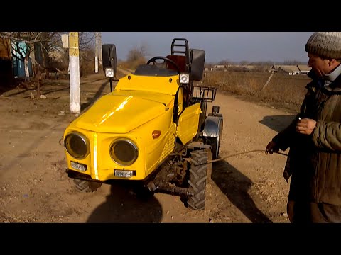 Видео: Самодельный трактор 4х4.