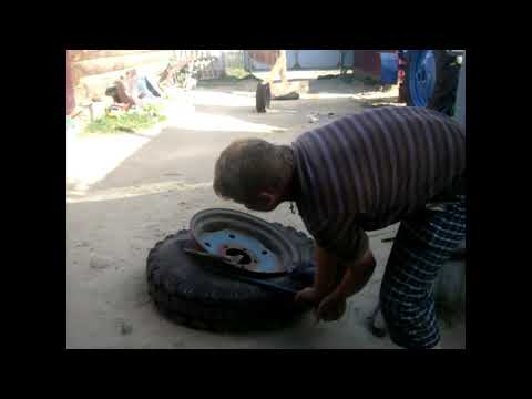 Видео: Бортируем переднее колесо от мтз 80