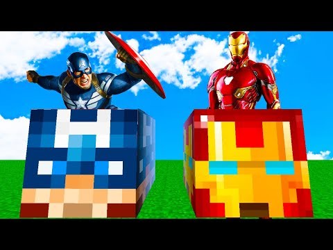 Видео: ЛАКИ БАТТЛ Капитан Америка ПРОТИВ Железный Человек марвел СУПЕРГЕРОИ ЛАКИ БЛОКИ Володя МАЙНКРАФТ