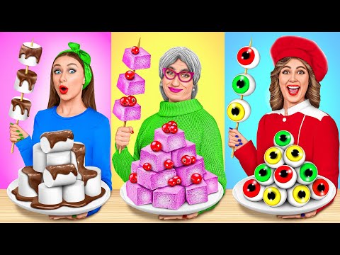 Видео: Кулинарный Челлендж: Я против Бабушки | Кухонные Гаджеты и Лайфхаки для Родителей Multi DO Challenge