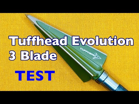 Видео: Тест лезвия TUFFHEAD EVOLUTION SERIES 3 Broadhead