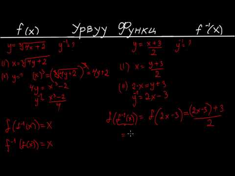 Видео: Урвуу функцийг хэрхэн олох вэ? (Танилцуулга)