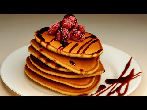Видео: Пышные блинчики с ягодами и джемом 🍓 Так просто и вкусно!