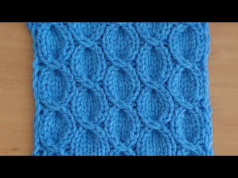 Видео: Рельефный узор спицами для кофточки, свитера, жилета..