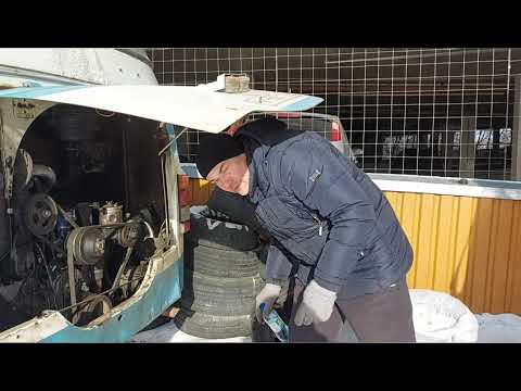 Видео: лаз-695н холодный запуск