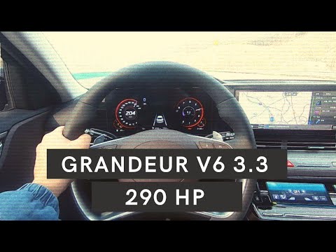 Видео: Hyundai Grandeur V6 3.3 290HP. 더뉴그랜저 3.3 연비. Тест драйв, расход.