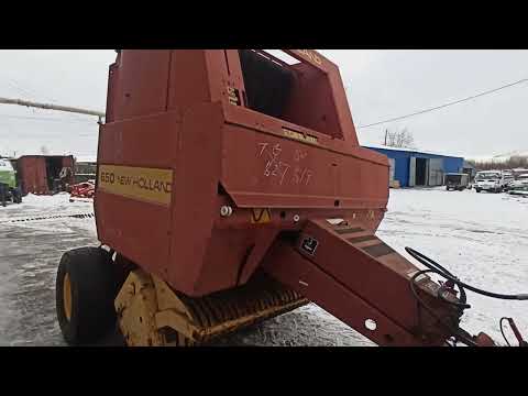 Видео: Пресс подборщик New Holland 650