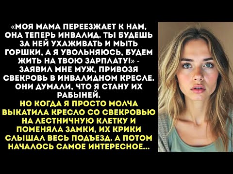 Видео: «Ты будешь убирать за моей больной мамой а мы будем жить на твою зарплату!» — заявил безработный муж