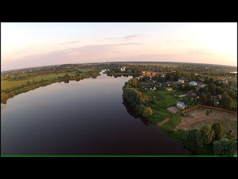 Видео: Полёт над рекой Мста