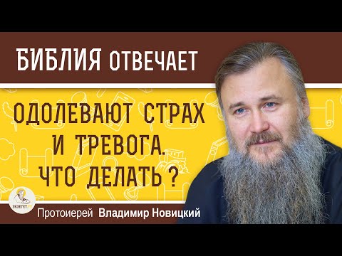 Видео: КАК ПРЕОДОЛЕВАТЬ СТРАХ И ТРЕВОГУ ?  Протоиерей Владимир Новицкий