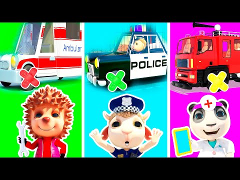 Видео: Долли и Детские Песни, Мультики про Машинки и Профессии | Мультики Страшилки: смешилки и развивашки