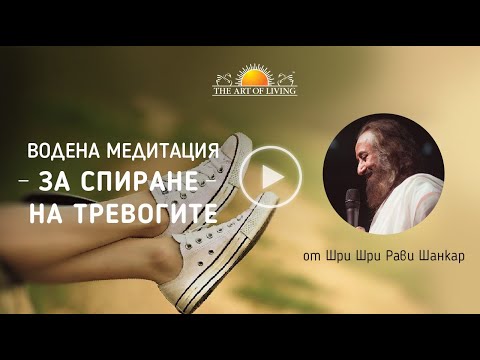 Видео: Водена медитация за спиране на тревогите : Шри Шри Рави Шанкар