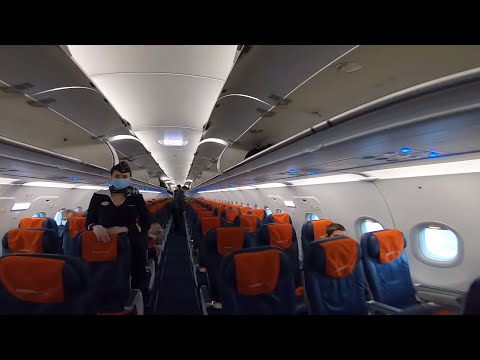 Видео: Airbus A320 а/к Аэрофлот | Рейс Москва - Махачкала