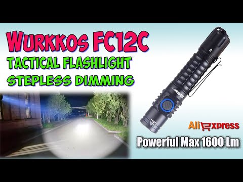 Видео: Wurkkos FC12C SFT40 6500K ♦ Обзор, замеры, ночные тесты. Night Tests. Full  review