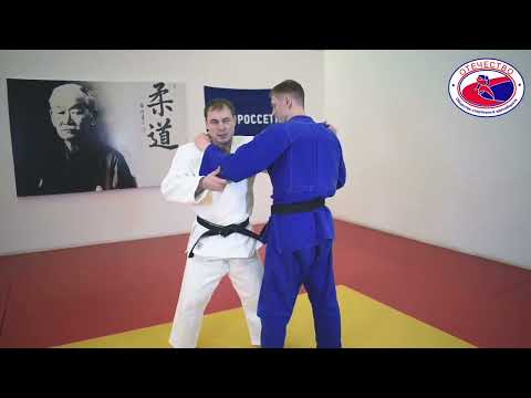 Видео: Мастер-класс Виталия Макарова по выполнению приёма дзюдо ко-сото-гари (Ko-Soto-gari задняя подсечка)