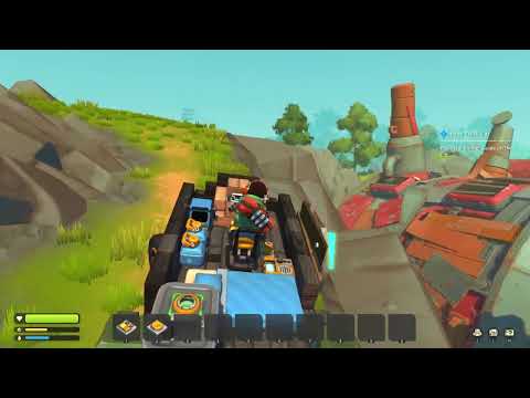Видео: Нашел горелый лес в игре Scrap Mechanic