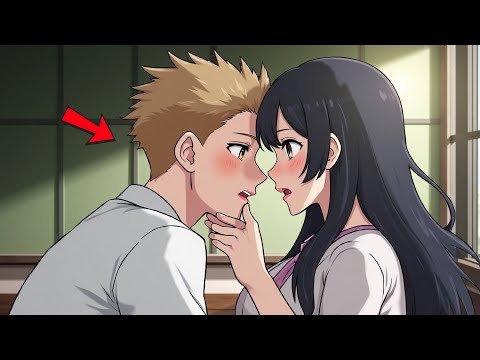 Видео: парень с пугающеи аурои влюбился в девушку из школы соперницы — манхва пересказ