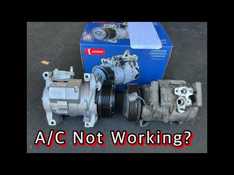 Видео: Honda Element A/C не дует холодным воздухом — замена компрессора кондиционера — шаг за шагом